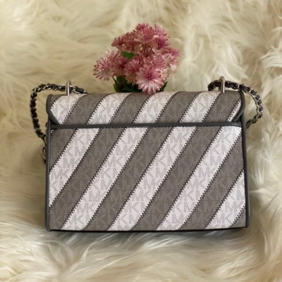 Michael Kors Rose MD Flap Shoulder Bag - Picture 5 of 8